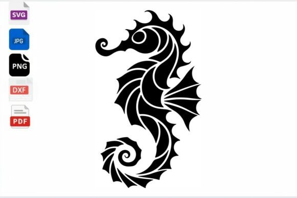 Download Seahorse SVG Cut File Nautical Ocean - Ocean Collection