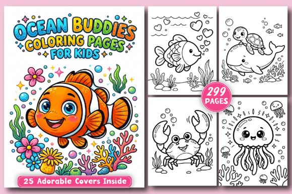 Download Ocean Buddies Coloring Pages for Kids - Ocean Collection