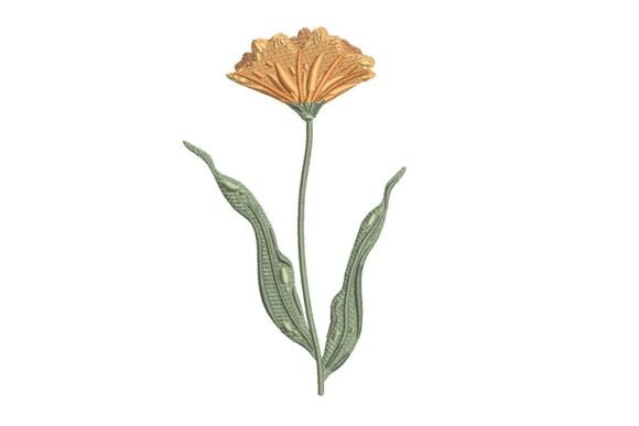 Download Yellow Wildflower Embroidery Design - Wildflower embroidery Collection