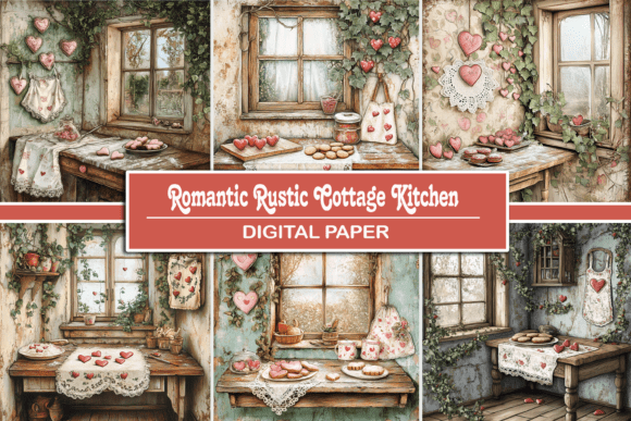 Download Romantic Rustic Valentine’s Cottage Kitc - Rustic valentine Collection