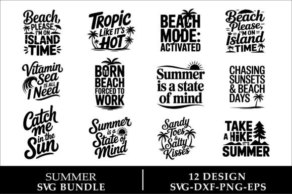 Download Summer Svg Design Bundle, Beach Svg - Premium Resources