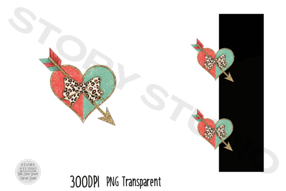 Download Rustic Valentine Heart Arrow Design - Rustic valentine Collection