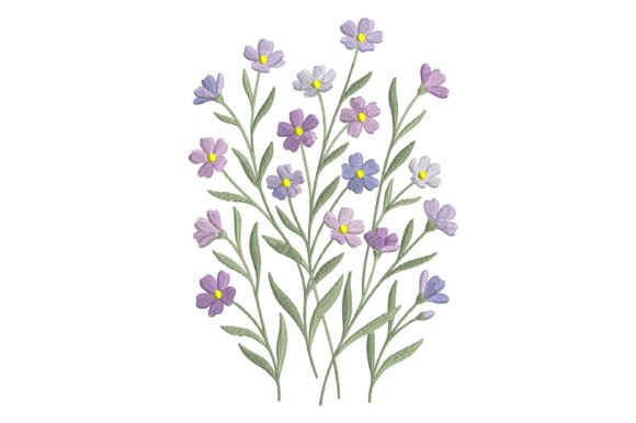 Download Wildflower Embroidery Design - Wildflower embroidery Collection