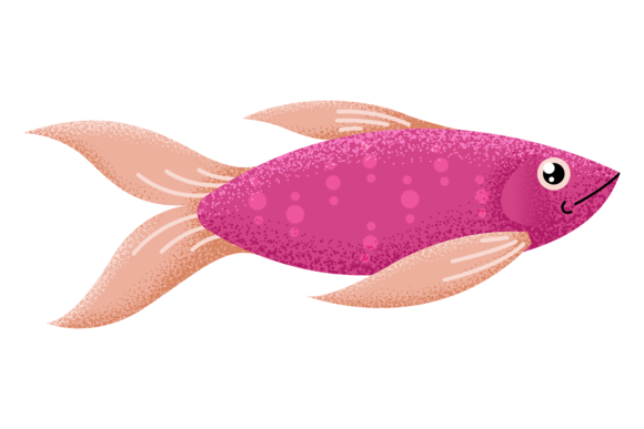 Download Aquarium Fish. Trendy Textured Ocean Wil - Ocean Collection