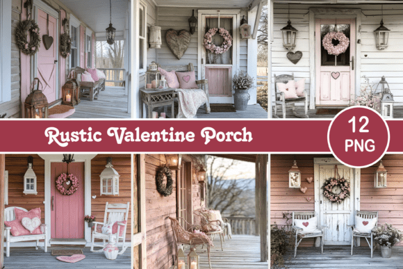 Download Rustic Valentine Porch - Rustic valentine Collection