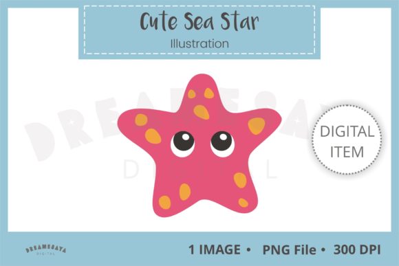 Download Cute Sea Star Png Clip Art - Clip art Collection