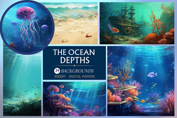 Download Ocean Depths - Backgrounds - Ocean Collection